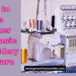 how to use brother ped basic embroidery software