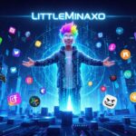 Illustrated concept of littleminaxo digital creator profile